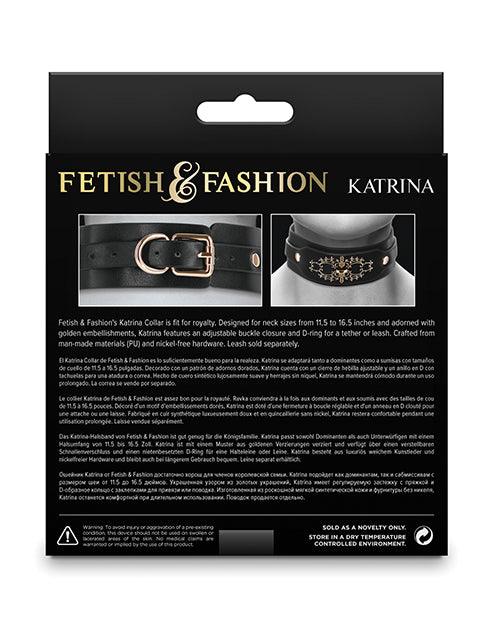 Fetish &amp; Fashion Katrina Collar - Black