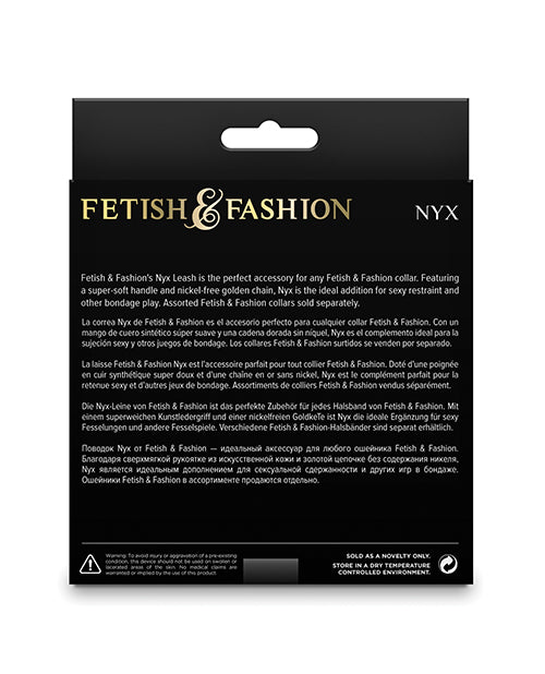 Fetish &amp; Fashion Nyx Leash - Black