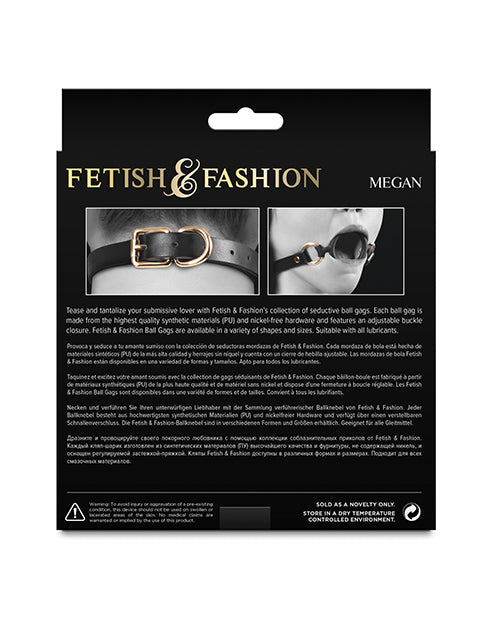 Fetish &amp; Fashion Megan Ball Gag - Black