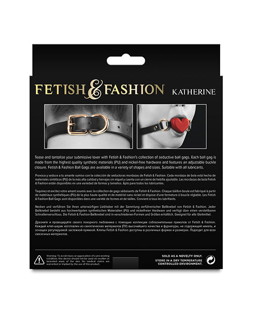 Fetish &amp; Fashion Katherine Ball Gag - Red
