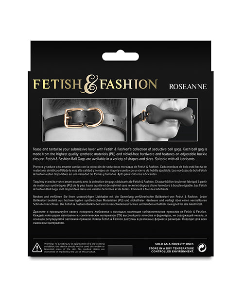 Fetish &amp; Fashion Roseanne Ball Gag - Black