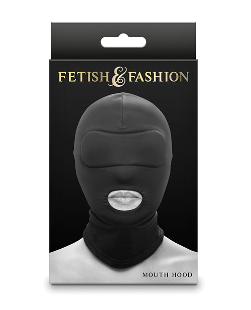 Fetish &amp; Fashion Mouth Hood - Black