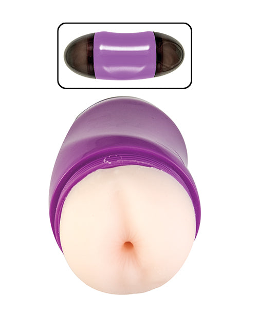 Delite Two Ways Vagina &amp; Ass Masturbator - White