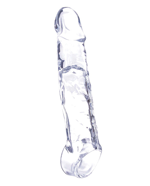 Magic 6.5" Penis Extender &amp; Ball Strap - Clear
