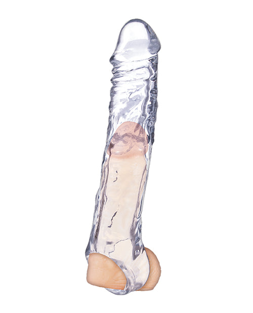 Magic Penis Extender &amp; Ball Strap 7.5" - Clear