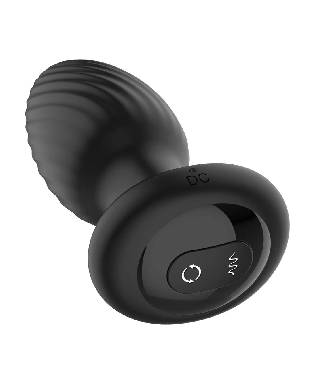 Nexus Tornado Rotating &amp; Vibrating Small Butt Plug - Black