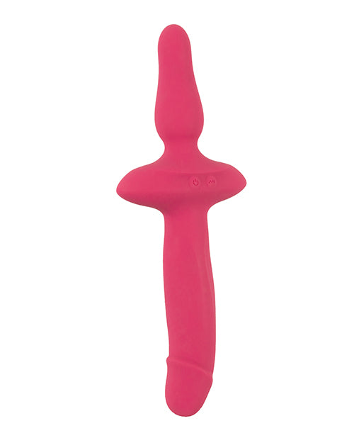 Couples Choice 2in1 Vaginal &amp; Anal Vibrator - Pink