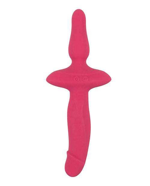 Couples Choice 2in1 Vaginal &amp; Anal Vibrator - Pink