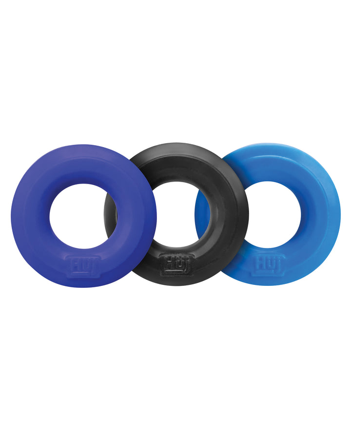 Hunky Junk C-Ring Multi Pack - Cobalt Pack of 3