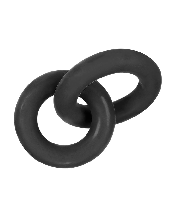 Hunky Junk Duo Linked Cock &amp; Ball Rings - Tar