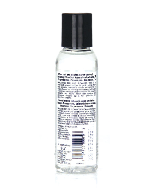 Fuck Water Thick Clear H2O - 2 oz