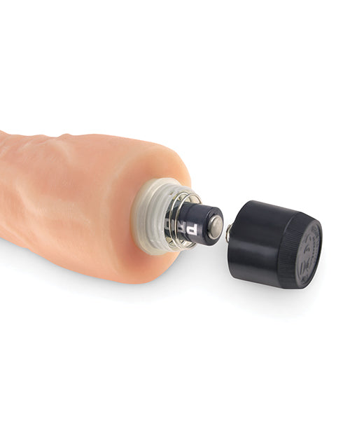 Real Feel No. 1 Long 7.5" Vibe Waterproof - Multi-Speed Flesh