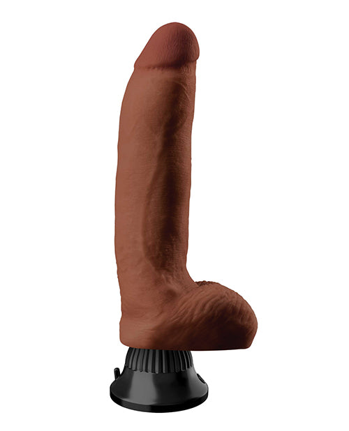Real Feel Deluxe No. 5 8" Vibe Waterproof - Brown