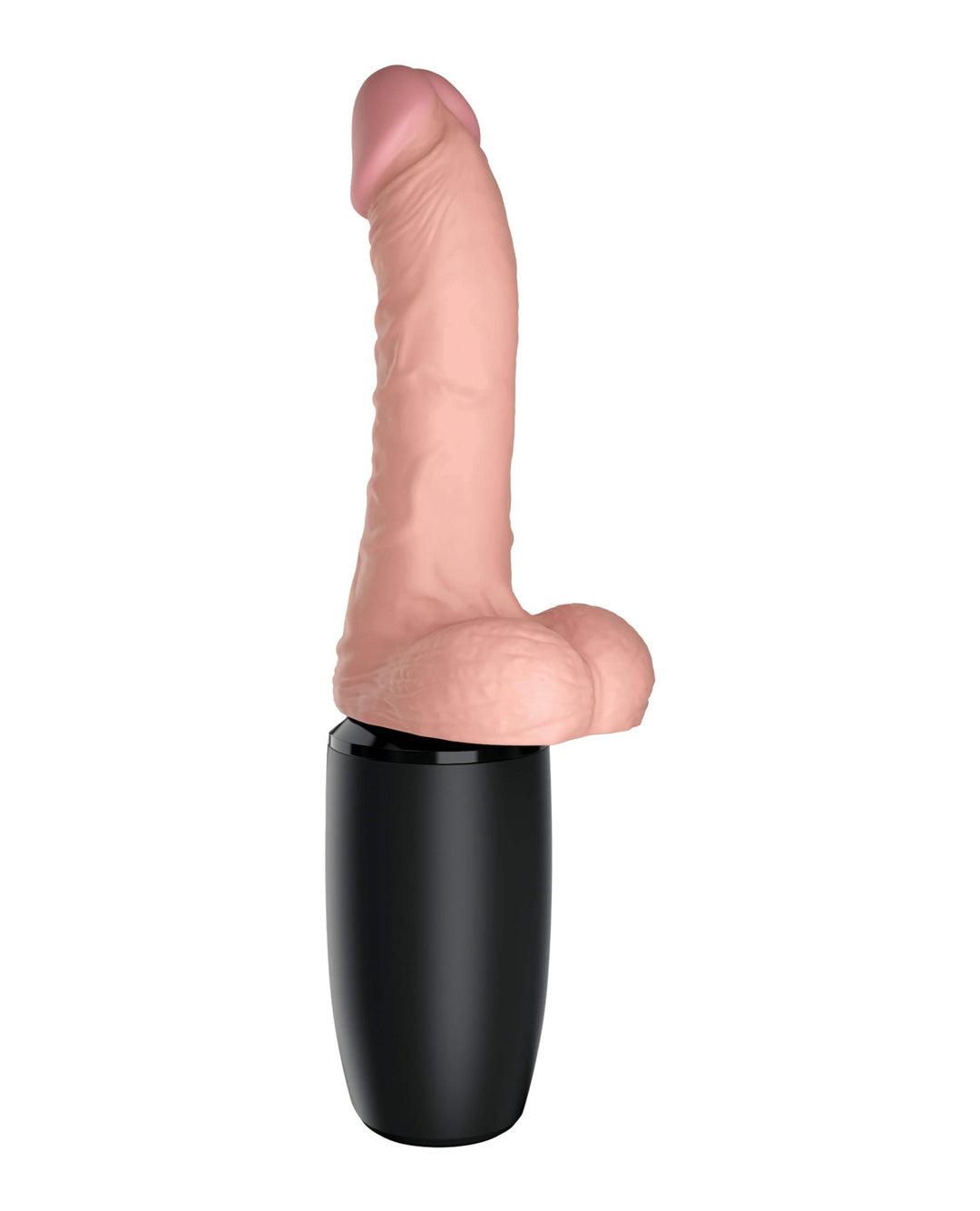 King Cock Plus Thrusting, Warming &amp; Vibrating 6.5" Triple Threat Dong
