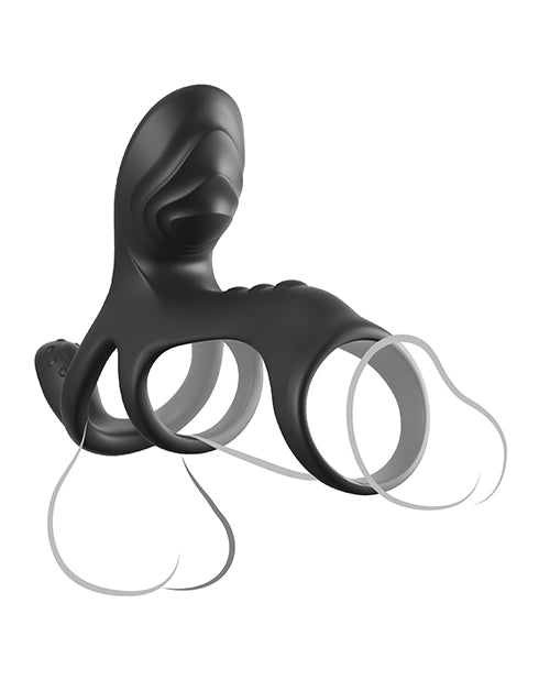 Fantasy C-Ringz Ultimate Couples Cage Max - Black
