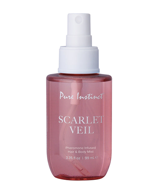 Pure Instinct Pheromone Hair &amp; Body Mist Scarlet Veil - 3.35 oz