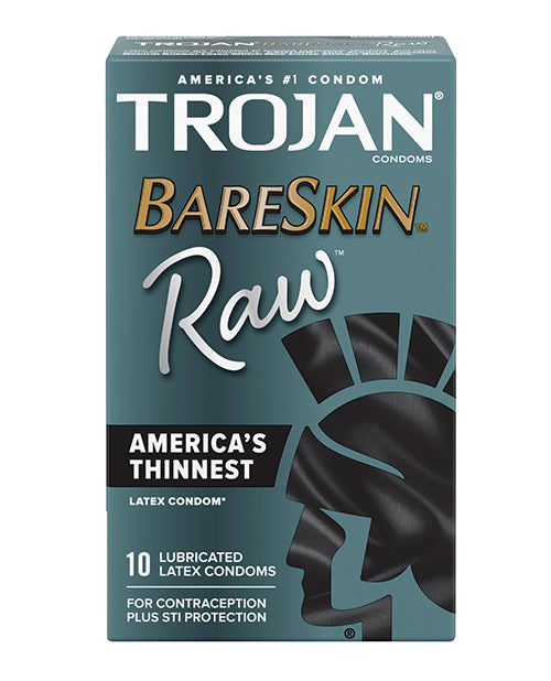 Trojan Raw Condoms - Pack of 10