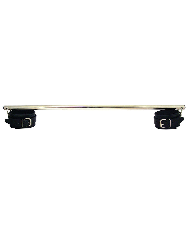 Rouge Leather Leg Spreader Bar w/Black Cuffs