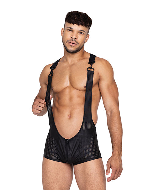 Master Singlet w/Hook &amp; Ring Closure &amp; Contoured Zipper Pouch Black SM