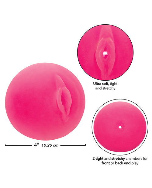Pop Sock! Pussy &amp; Ass Ball Masturbator - Pink