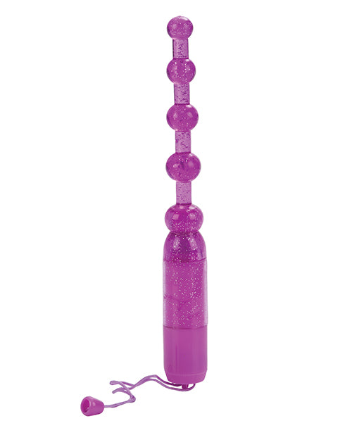 Vibrating Pleasure Beads Waterproof - Purple