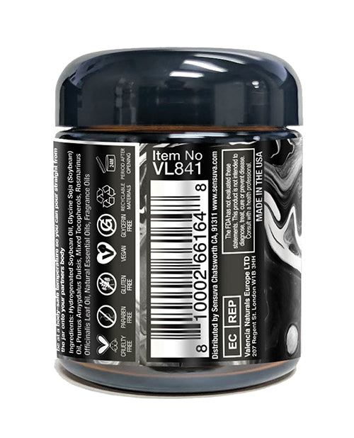 Sensuva Hero Dark Temptation Luxury Candle - 4 oz Ocean &amp; Forest