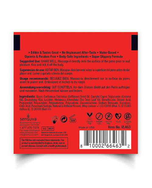 Lic O Licious Oral Delight Cream - 6 ml Packet Watermelon