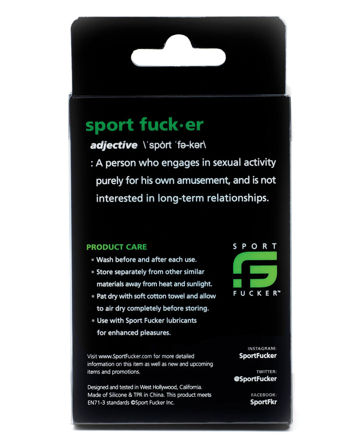 Sport Fucker Cum Plug Kit - Black