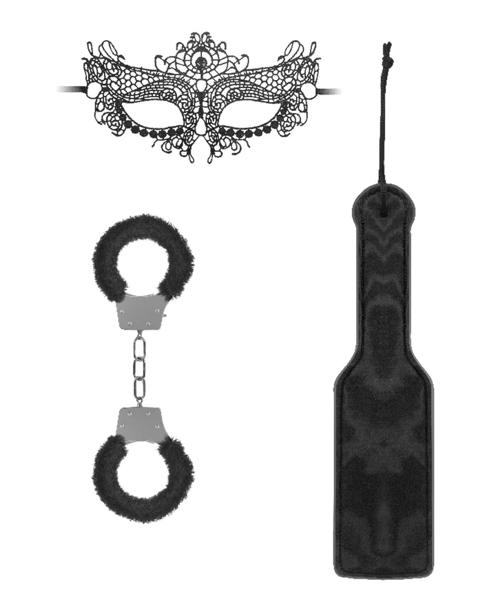Shots Ouch Introductory Bondage Kit #3 - Black