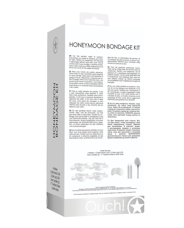Shots Ouch Honeymoon Bondage Kit - White