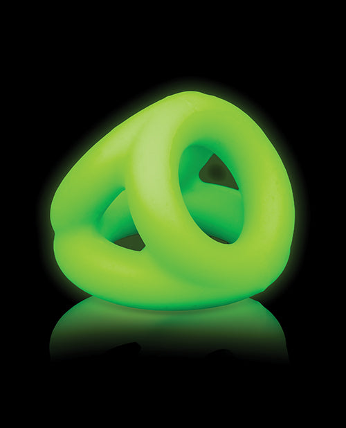 Shots Ouch Cock Ring &amp; Ball Strap - Glow in the Dark