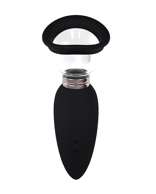 Shots Pumped Arousing Clitoral, Nipple &amp; Breast Pump - Black