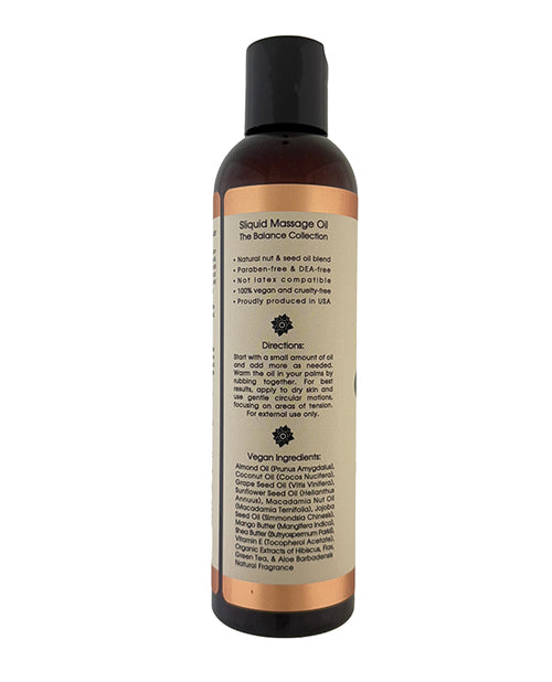 Sliquid Balance Massage Oil - 8.5 oz Cedar Mint