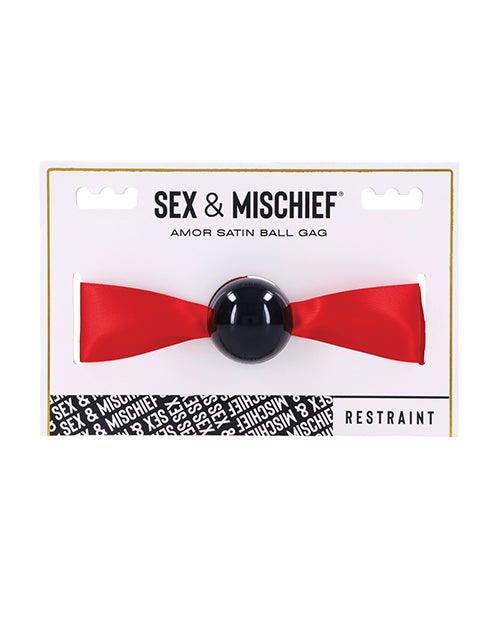 Sex &amp; Mischief Amor Satin Ball Gag