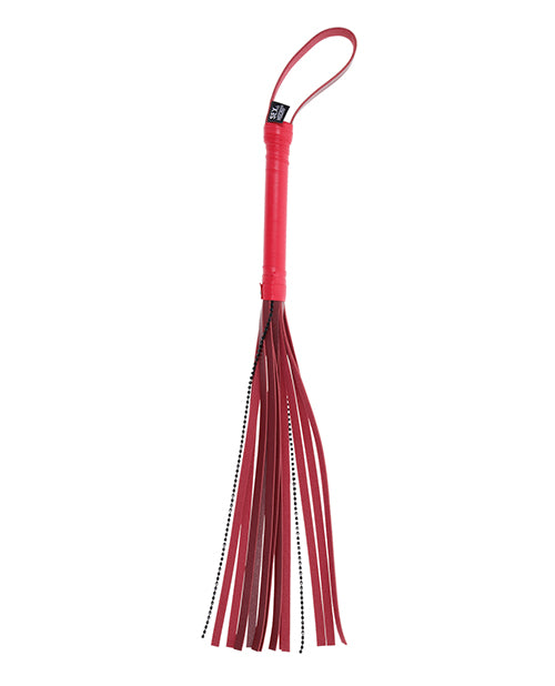 Sex &amp; Mischief Ex's &amp; Oh's Crystal Flogger - Red