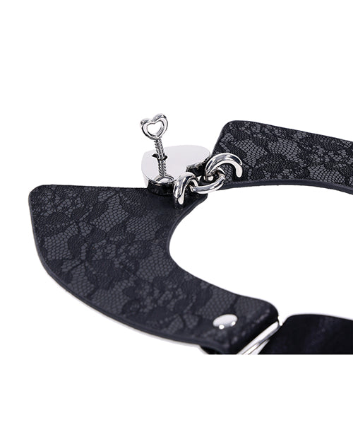 Sex &amp; Mischief Heartbound Lace Day Collar