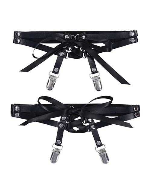 Sex &amp; Mischief Laced Up Garters