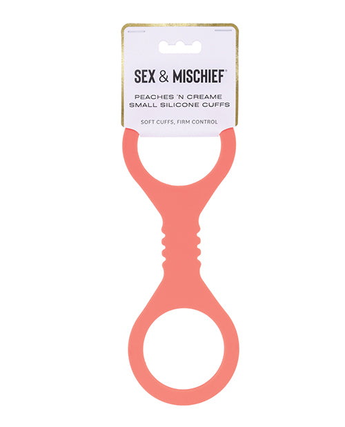 Sex &amp; Mischief Peaches 'n CreaMe Small Silicone Cuffs