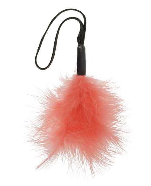 Sex &amp; Mischief Peaches 'n CreaMe Wrist Feather Tickler - Peach