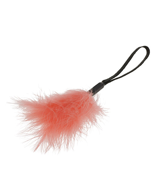 Sex &amp; Mischief Peaches 'n CreaMe Wrist Feather Tickler - Peach