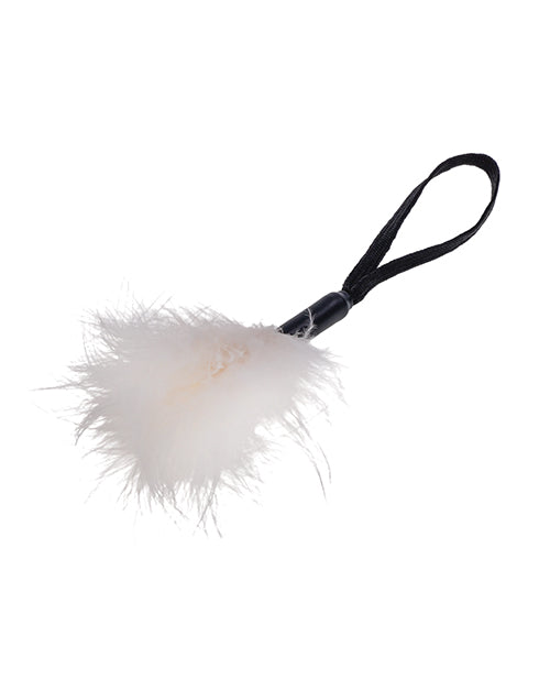 Sex &amp; Mischief Peaches 'n CreaMe Wrist Feather Tickler - CreaMe
