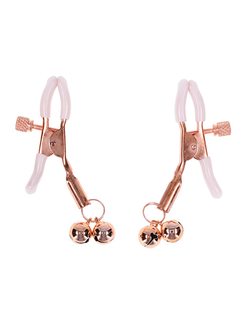 Sex &amp; Mischief Peaches 'n CreaMe Bell Nipple Clamps