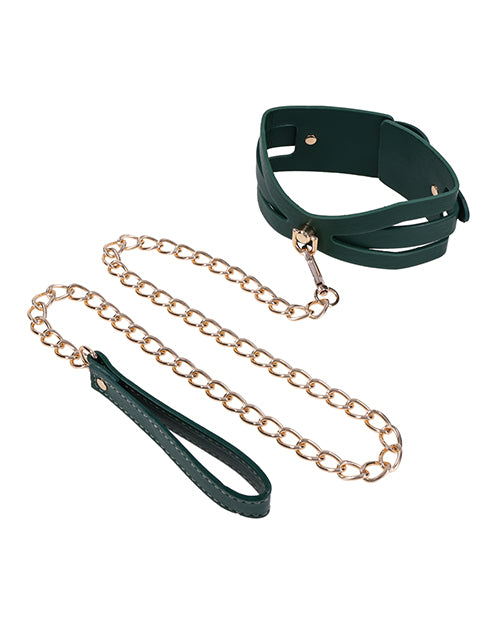 Sex &amp; Mischief Indica Cutout Collar &amp; Leash