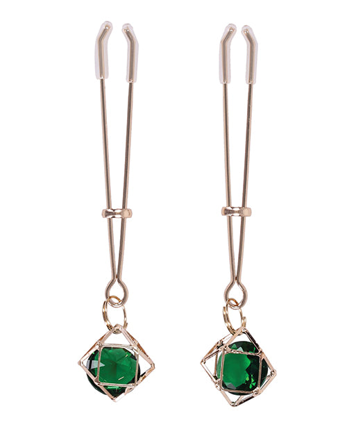 Sex &amp; Mischief Indica Crystal Nipple Clips