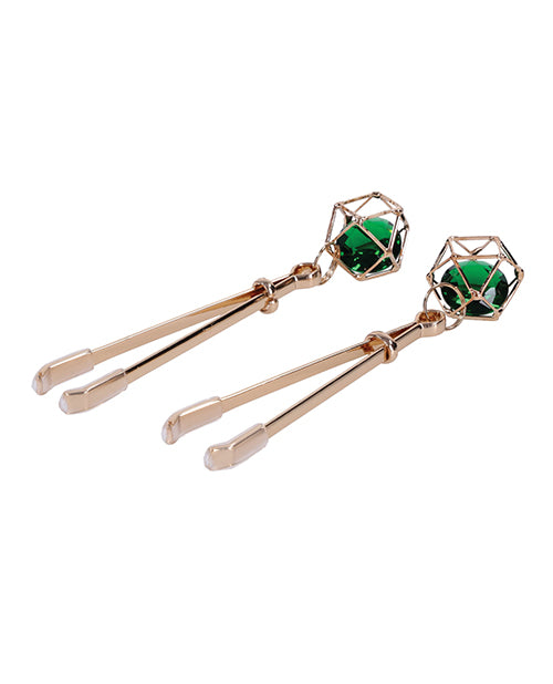 Sex &amp; Mischief Indica Crystal Nipple Clips