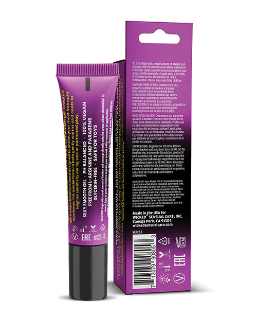 Wicked Sensual Care Awaken Stimulating Clitoral Massaging Gel - .5 oz
