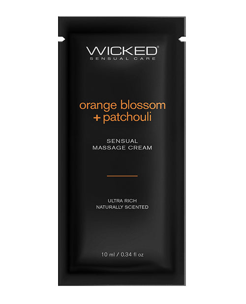 Wicked Sensual Care Orange Blossom &amp; Patchouli Massage Cream - .34 oz