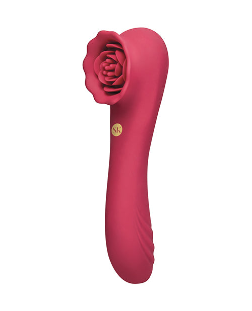 Secret Kisses Rosegasm Rose Quake Dual Ended Tapping Vibe