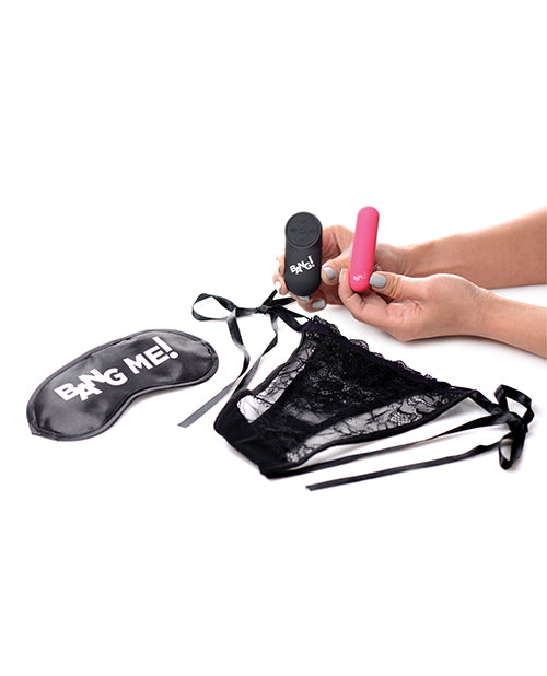 Bang! Power Panty &amp; Blindfold Kit - Pink