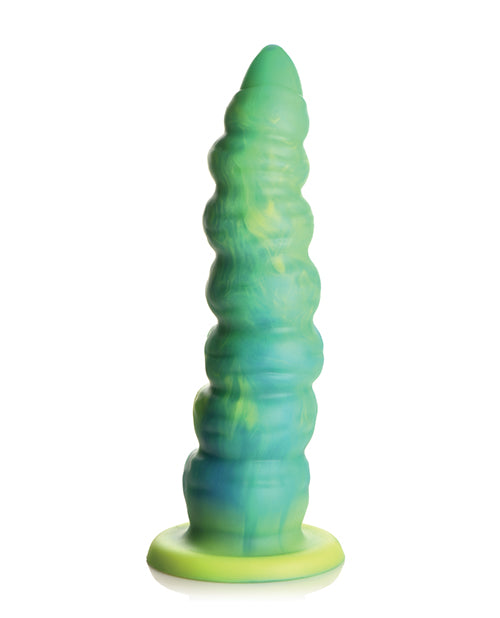 Creature Cocks Squirmer Thrusting &amp; Vibrating Silicone Dildo w/Remote Control - Multi Color